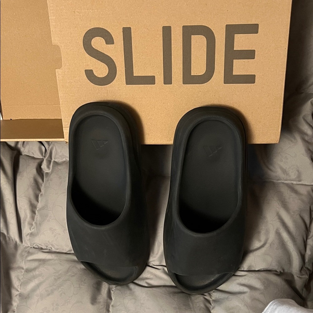 adidas Black Slide Sandals